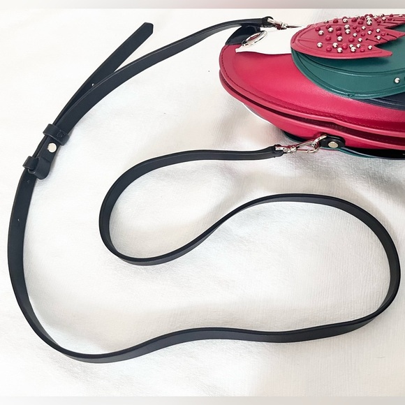 Kate Spade *RARE* Colorful 3D Parrot leather novelty crossbody bag NWOT - Picture 7 of 10